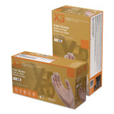 AMMEX CORPORATION X3® by GPX344100 Industrial Vinyl Gloves, Powder-Free, Medium, 3 mil Thick, 9.5" Long, Clear, 100/Box