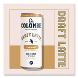 LA COLOMBE COFFEE ROASTERS LCT00499 Draft Latte Cold Brew, Caramel Latte, 11 oz Can, 12/Carton