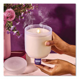 LIFELINES 111603 Aromatherapy Essential Oil Flameless Candle Diffuser, Jasmine and Geranium Essential Oil, 5.4 x 5.4 x 6.5, White