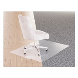 DEFLECTO CORPORATION CM23140SPR6C SuperGrip Chair Mat for Flat to Low Pile Carpeted and Hard Floors, Rectangular, 48" x 36", Clear, Ships Rolled