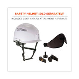 TENACIOUS HOLDINGS, INC. ergodyne® 60209 Skullerz 8991 Safety Helmet Visor, Polycarbonate, 6 x 12 x 4, Smoke