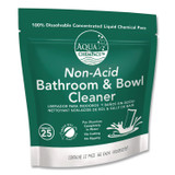 DIVERSEY 9321000 Aqua ChemPacs Non-Acid Bathroom and Bowl Cleaner Starter Pack with Empty 32 oz Spray Bottle, Lavender, 12 ChemPacs/Carton