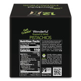 PARAMOUNT FARMS INC. 70217 Wonderful Pistachios In Shell Roasted and Salted, 1.5 oz Bag, 12 Bags/Box