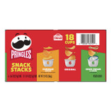 KELLOGG'S Pringles® 18252 Snack Stacks, Assorted Flavors, 18 Cups/Carton