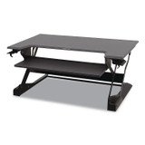 ERGOTRON INC WorkFit™ by 33406085 WorkFit-TL Adjustable Standing Desk Converter, 37.5" x 27" x 5" to 20", Dark Gray/Black