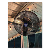 GLOBAL INDUSTRIAL 293129 Industrial Wall Mounted Oscillating Fan, 18"