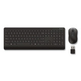 INCASE Designed by Microsoft™ PT300001 Wireless Desktop 900 Keyboard and Optical Mouse Combo, 2.4 GHz Frequency/30 ft Wireless Range, Black