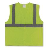 PROTECTIVE INDUSTRIAL PRODUCTS INC PIP 302MVGLYM ANSI Class 2 Hook and Loop Safety Vest, Medium, Lime
