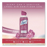 RECKITT BENCKISER LYSOL® Brand 1920056148 Air Sanitizing Spray, Sunkissed Petals Scent, 10 oz Aerosol Spray