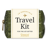 PINCH PROVISIONS RAVEL1PUFGRN Travel Comfort Set, 18 Pieces, Green