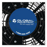 GLOBAL INDUSTRIAL 292450 2-Speed Oscillating Outdoor Rated Wall Mount Fan, 24"
