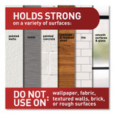 3M/COMMERCIAL TAPE DIV. Command™ 17038MB2ES Decorative X-Large Triple Hooks, Metal, Matte Black, Supports 10 lb, 2/Pack