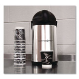 RDI USA Coffee Pro CPAP35 Stainless Steel Airpot, 192 oz, Silver/Black