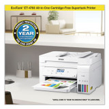 EPSON AMERICA, INC. C11CG19204C EcoTank ET-4760 All-in-One Supertank Printer, Copy Fax/Print/Scan