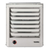 GLOBAL INDUSTRIAL 246727 Unit Heater, Horizontal or Vertical Downflow, 20,000 W, 19 x 13.75 x 21.44, White