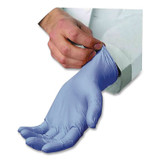 TRADEX INTERNATIONAL AMBITEX® NLG5201CT N5201 Series Powder-Free Nitrile Gloves, Large, 9" Long, Blue, 100/Box, 10 Boxes/Carton