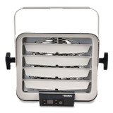 GLOBAL INDUSTRIAL 246726 Unit Heater Horizontal Downflow with Remote, 7,500 W, 14.68 x 15 x 12.5, White