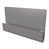 DEFLECTO CORPORATION 400005PK Oasis Standing Desk Privacy Screen, 24w x 2.7d x 16.35h, Gray, 4/Pack