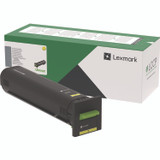 LEXMARK INT'L, INC. 72K0XYG 72K0XYG (CS82X) Extra High-Yield Return Program Toner, 22,000 Page-Yield, Yellow
