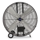 GLOBAL INDUSTRIAL 600555 48" Portable Drum Blower Fan, Black
