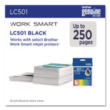 BROTHER INTL. CORP. LC501BKS LC501BKS Ink, 250 Page-Yield, Black