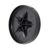 RUBBERMAID COMMERCIAL PROD. 9T73-L9 GRA Wheel and Axle Kit for Janitorial Cleaning Cart, 8" Wheel, Black/Gray/Silver, 2/Set