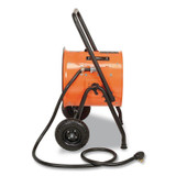 GLOBAL INDUSTRIAL 653558 Portable Salamander Heater with Adjustable Thermostat, 10,000 W, 21.59 x 28 x 38.5, Orange