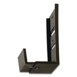 DEFLECTO CORPORATION 806177 Partition Brackets for Wall Files and File Pockets, Compatible with 1.5" to 2.5" Thick Walls, Black, Pair