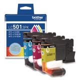BROTHER INTL. CORP. LC5013PKS LC5013PKS Ink, 200 Page-Yield, Cyan/Magenta/Yellow, 3/Pack
