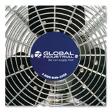 GLOBAL INDUSTRIAL 607051 Oscillating Wall Mount Fan, 3 Speed, 30"