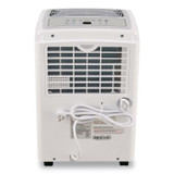 GLOBAL INDUSTRIAL 246735 Portable Dehumidifier with Pump and Wi-Fi, 11.62 x 11.62 x 24.81, White