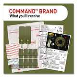 3M/COMMERCIAL TAPE DIV. Command™ SGMHP10ESF Limited Edition Decorative Hook Variety Pack, (8) Mini Spring Hooks, (2) Medium Hooks (Supports 3lb), Sage Green/Brass, 10/PK