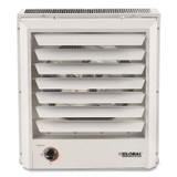 GLOBAL INDUSTRIAL 246103 Unit Heater, Horizontal or Vertical Downflow, 10,000 W, 18.12 x 16.75 x 16.06, White