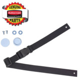 RUBBERMAID COMMERCIAL PROD. FG7818L20000 Safety Strap Kit with Hardware for Baby-Changing Station, 3 x 7, Black