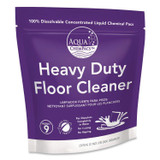 DIVERSEY 9320928 Aqua ChemPacs Heavy Duty Floor Cleaner, Lavender Scent, 100 ChemPacs/Pack