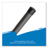 ICEBERG ENTERPRISES 61263 Bifold Resin Folding Table, Rectangular, 70.9" x 29.1" x 30", White Granite Top, Gray Base/Legs, 2/Pack