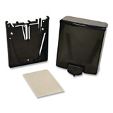 BOBRICK WASHROOM 42 Surface-Mount Manual Liquid Soap Dispenser, 5.81 x 3.8 x 6.88, Black