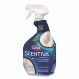 CLOROX SALES CO. 60521CT Scentiva Disinfecting Multi-Surface Cleaner, Bleach Free, Coconut and Waterlily, 32 oz Spray Bottle, 9/Carton