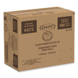 DART 642TS Plastic Cold Cup Lids, Fits 32 oz to 44 oz Cold Cups, Clear, 600/Carton