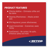 BETCO CORPORATION 2467800 Symplicity Low Temp Machine Sanitizer, Chlorine Scent, 5 gal Pail