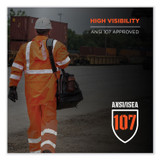 TENACIOUS HOLDINGS, INC. ergodyne® 25334 GloWear 8376K Lightweight HV Rain Suit, Large, Orange