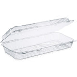 DART C90UT1 StayLock Clear Hinged Lid Containers, 50.2 oz, 6.8 x 13.4 x 2.6, Plastic, 200/Carton