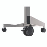 LUXOR WORKSPACES, LLC STUDENTC Sit Stand Student Desk with Crank Handle, 27.5 x 19.5 x 26.25 to 42, White/Gray