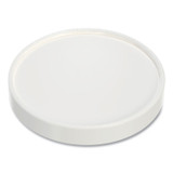 DART SOLO® CA32A Flexstyle Double Sided Poly (DSP) Paper Lid, For 32 oz Food Containers, 4.6" Diameter x 0.7" h, White, Plastic, 500/Carton