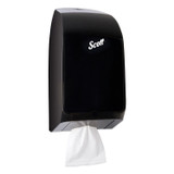 KIMBERLY-CLARK PROFESSIONAL Scott® 39728 Hygienic Bathroom Tissue Dispenser, 7 x 5.73 x 13.34, Black