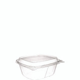 DART CH12DED ClearPac SafeSeal Tamper-Resistant/Evident Containers, Domed Lid, 12 oz, Clear, Plastic, 100/Bag, 2 Bags/Carton