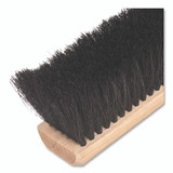 CFS BRANDS Carlisle 4505403 Flo-Pac Fine Floor Sweeps, 3" Black Tampico Bristles, 24" Brush, 12/Carton