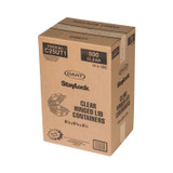 DART C25UT1 StayLock Clear Hinged Lid Containers, 6.5 x 6.1 x 3, Clear, Plastic, 125/Pack, 4 Packs/Carton