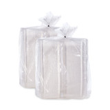 DART C25UT1 StayLock Clear Hinged Lid Containers, 6.5 x 6.1 x 3, Clear, Plastic, 125/Pack, 4 Packs/Carton