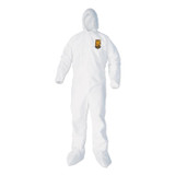 SMITH AND WESSON KleenGuard™ 41515 A45 Prep and Paint Coveralls, White, Large, 25/Carton